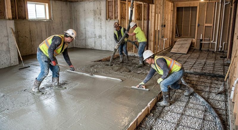 Basement Concrete Installation in Blue Ridge, GA