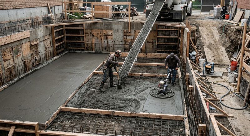Basement Concrete Installation in Mc Caysville, GA