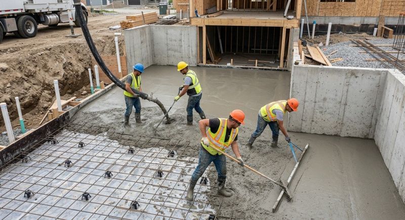 Basement Concrete Pouring in Blue Ridge, GA
