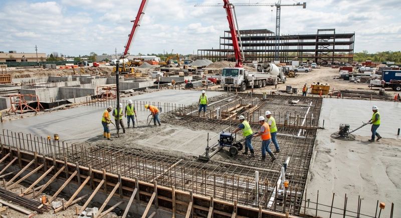 Commercial Slab Construction in Blairsville, GA