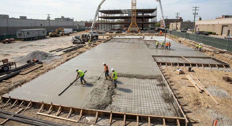 Commercial Slab Construction in Blue Ridge, GA