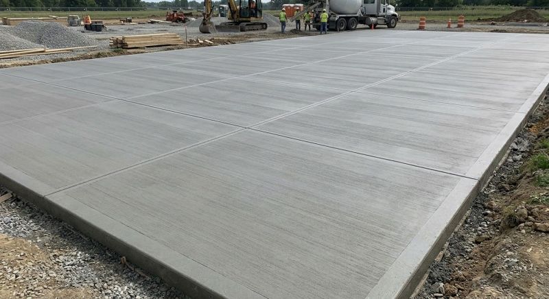 Commercial Slab Installation in East Ellijay, GA