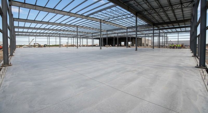 Commercial Slab Installation in Murphy, NC