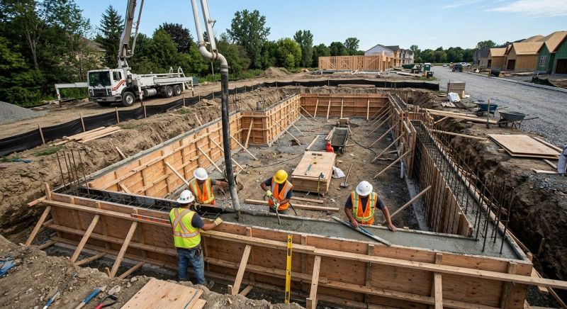 Concrete Foundation Installation in Murphy, NC