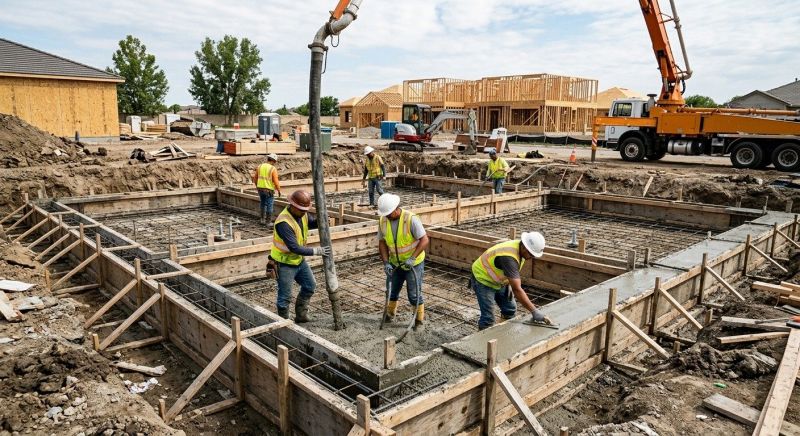 Concrete Foundation Installation in Suches, GA