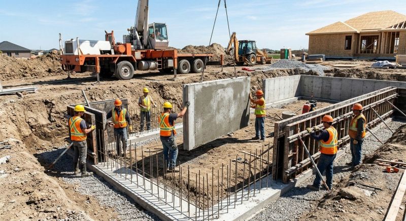Foundation Wall Pouring in Copperhill, TN