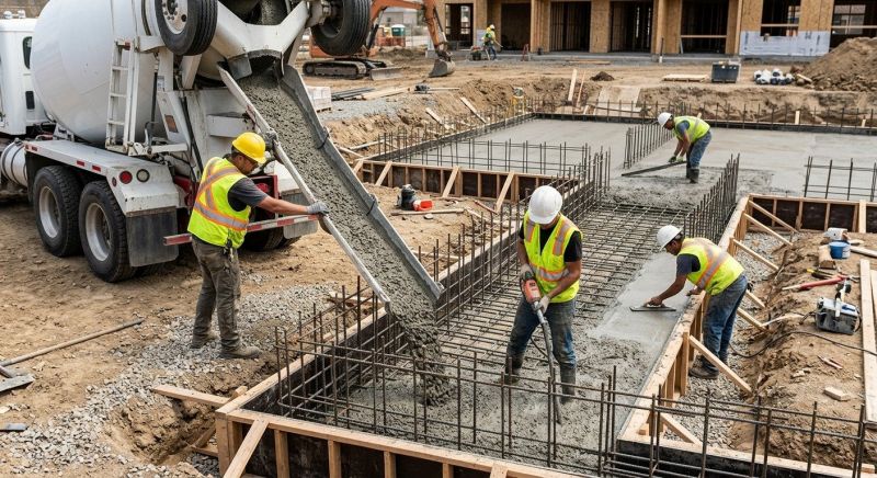 Foundation Wall Pouring in Fannin County, GA