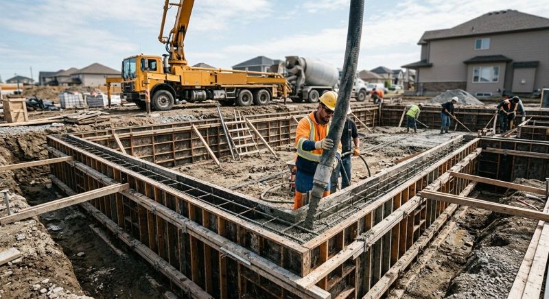 Foundation Wall Pouring in Murphy, NC